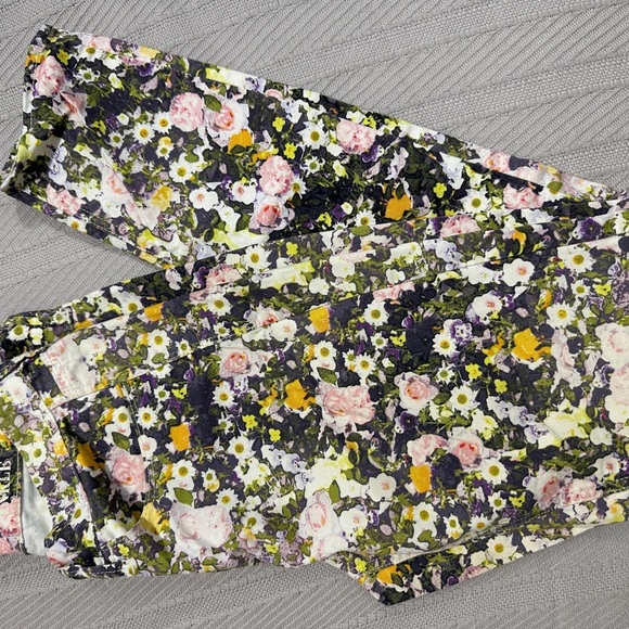 Madewell Skinny Skinny Ankle jeans, size 26, spring florals, lightweight - Picture 2 of 9